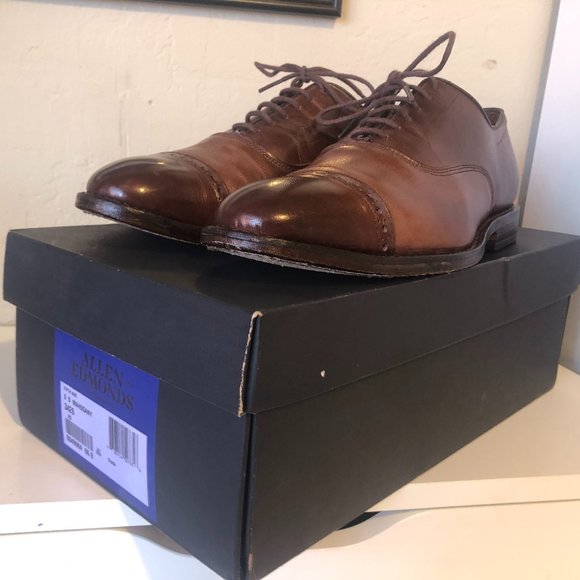 Allen Edmonds Mahogany 5th Avenue - Size 9D - Picture 1 of 14